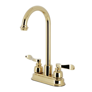 NuWave French Bar Prep Faucet in Polished Brass