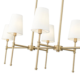 Adorra 48" Wide 6-Light Chandelier - Vintage Brass