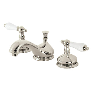 Heritage Widespread Bathroom Faucet in Polished Nickel