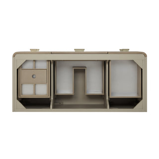 48 Inch Lucian Freestanding Vanity in Pebble Oak / Victorian Silver Top