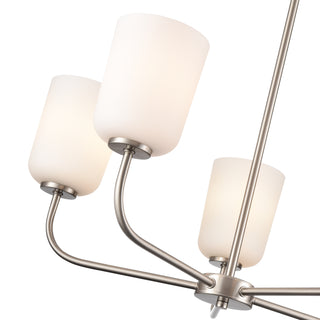 Laphia 27" Wide 5-Light Chandelier - Brushed Nickel