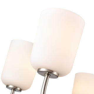 Laphia 27" Wide 5-Light Chandelier - Brushed Nickel