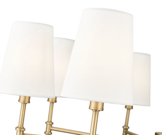 Adorra 30" Wide 8-Light Chandelier - Vintage Brass