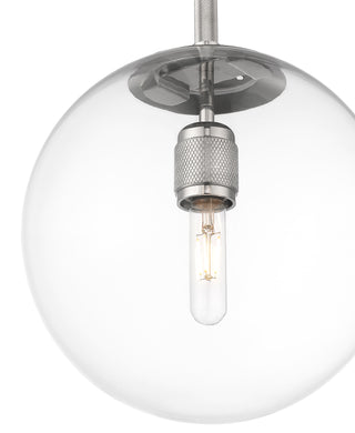 Kairo 12" Wide 1-Light Pendant - Polished Nickel
