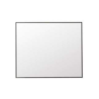 Rohe 48" Rectangular Mirror, Matte Black