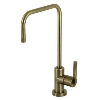 Continental Water Filtration Faucet in Antique Brass