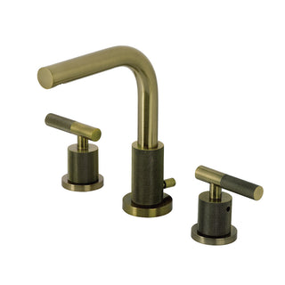 Convergent Widespread Bathroom Faucet in Antique Brass