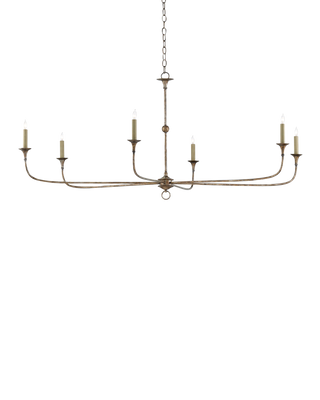 Nottaway Large Bronze Chandelier