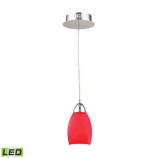 Buro 4'' Wide 1-Light Mini Pendant - Chrome