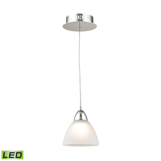 Piatto 6'' Wide 1-Light Mini Pendant - Chrome