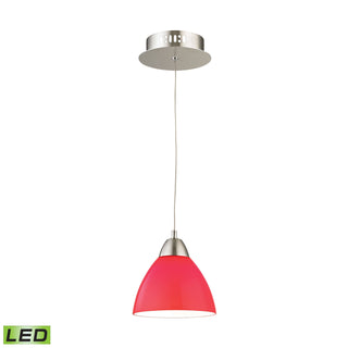 Piatto 6'' Wide 1-Light Mini Pendant - Satin Nickel