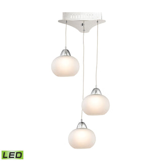 Ciotola 10'' Wide 3-Light Mini Pendant - Chrome