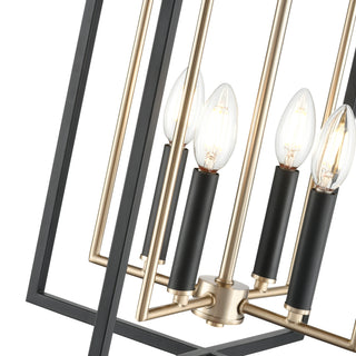 Noelle 20" Wide 8-Light Pendant - Matte Black