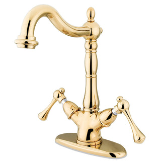 Heritage Vessel Faucet in Polished Brass