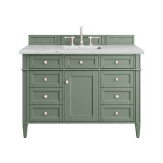 48 Inch Brittany Freestanding Vanity in Smokey Celadon / Ethereal Noctis Top