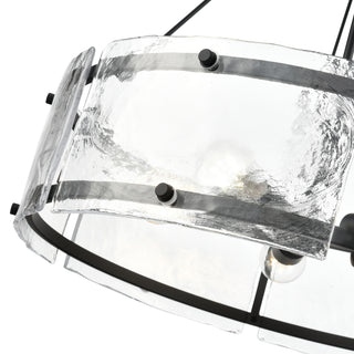 Bennetti 24.75" Wide 5-Light Chandelier - Matte Black