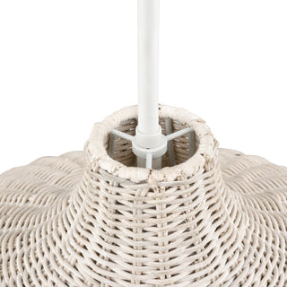 Elise 24.25" Wide 4-Light Pendant - Matte White