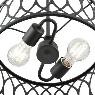 Arelyn 13" Wide 2-Light Pendant - Matte Black