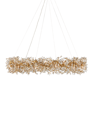 Crystal Bud Grande Ring Chandelier