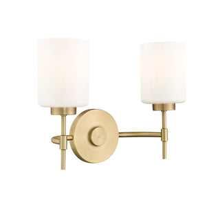 Keylee 15.5" Wide 2-Light Vanity - Vintage Brass