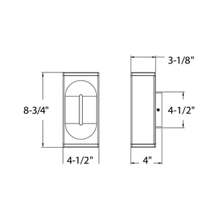 LED Vertical Wall Sconce