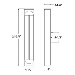 LED Vertical Wall Sconce