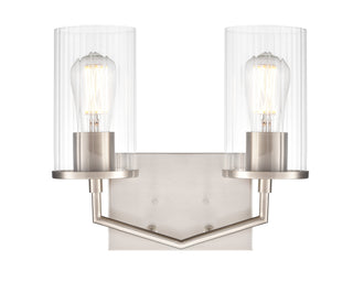 Beverlly 13" Wide 2-Light Vanity - Brushed Nickel