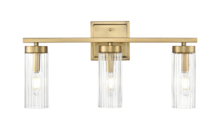 Iversen 21" Wide 3-Light Vanity - Vintage Brass