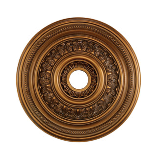 English Study 24'' Wide Medallion - Antique Bronze