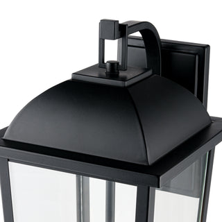 Houston 20.5" High 2-Light Outdoor Wall Lantern Powder Coated Black