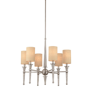 Allure 26'' Wide 6-Light Chandeliers - Brushed Nickel