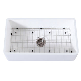 Arcticstone 36 Inch Farmhouse Kitchen Sink in White