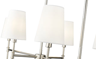 Adorra 48" Wide 6-Light Chandelier - Polished Nickel