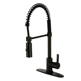Continental Pre-Rinse Kitchen Faucet in Matte Black