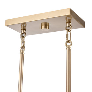 Coretta 48" Wide 5-Light Island - Modern Gold
