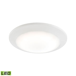 Plandome 1-Light Recessed Light in Clean White with Glass Diffuser