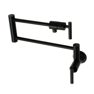Manhattan Pot Filler Faucet in Matte Black