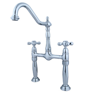Victorian Vessel Faucet in Polished Chrome