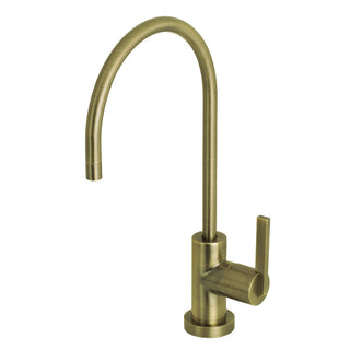 Continental Water Filtration Faucet in Antique Brass