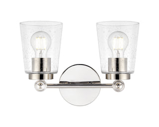 Lauryn 13.5" Wide 2-Light Vanity - Polished Nickel