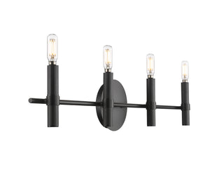 Skyva 6" High 4-Light Vanity - Matte Black
