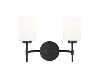 Keylee 15.5" Wide 2-Light Vanity - Matte Black