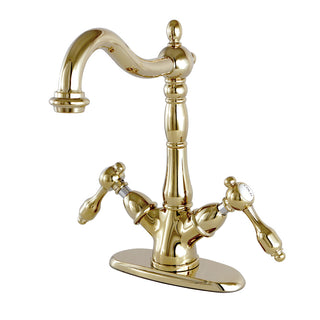 Tudor Vessel Faucet in Polished Brass