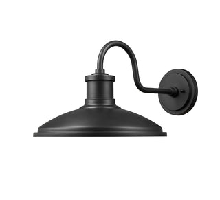 Calhoun 10.5" High 1-Light Outdoor Wall Sconce - Textured Black