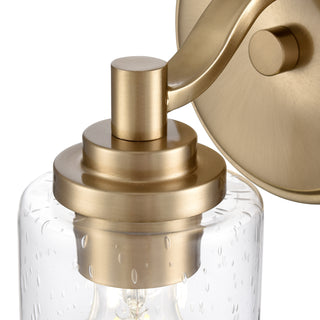 Moven 9.75" High 1-Light Wall Sconce - Modern Gold