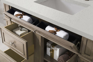 36 Inch Bristol Freestanding Vanity in Whitewashed Walnut / Lime Delight Top