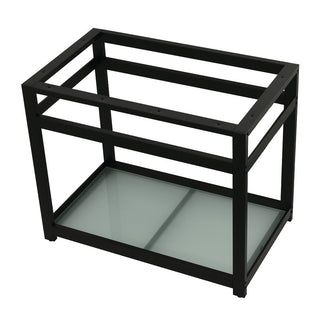 Kingston Commercial 37 Inch Console Sink in Black