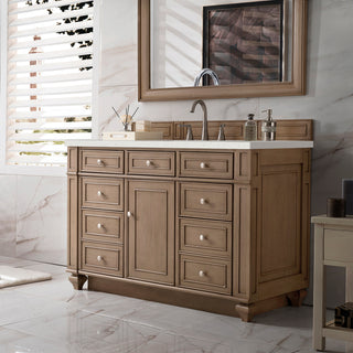 48 Inch Bristol Freestanding Vanity in Whitewashed Walnut / Lime Delight Top