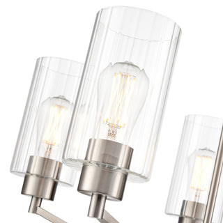 Beverlly 26" Wide 5-Light Chandelier - Brushed Nickel