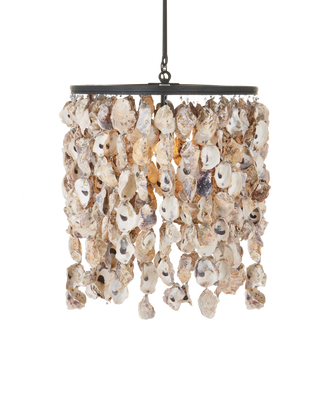 Stillwater Oyster Shell Oval Chandelier